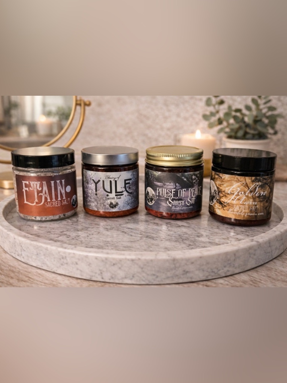 The Witches Moon Sacred Salt Set | Ritual Bath Salts Bundle Spiritual Self Care